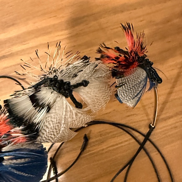 VALENTINO Feather Beaded Headband - Picture 3 of 9